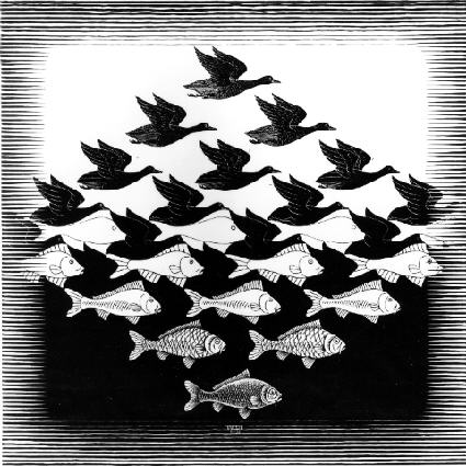 Escher-metamorphosis